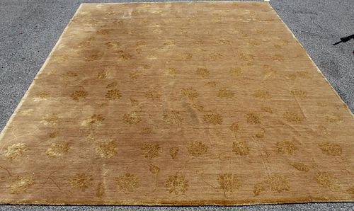 Vintage and Finely Handwoven Carpet.