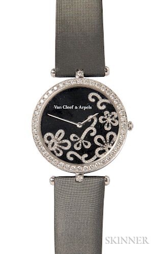 18kt White Gold and Diamond "Lady Arpels Dentelle" Wristwatch, Van Cleef & Arpels