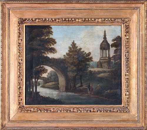 Figures in a Landscape, 18th/19th Century Continental