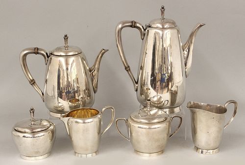6-PIECE STERLING TEA AND COFFEE SERVICE  