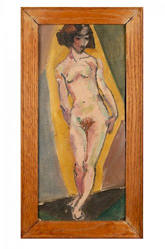 Thomas Furlong (American, 1886-1952) Standing Nude