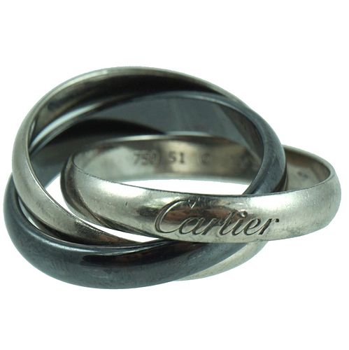 18K Cartier Rolling Ring.