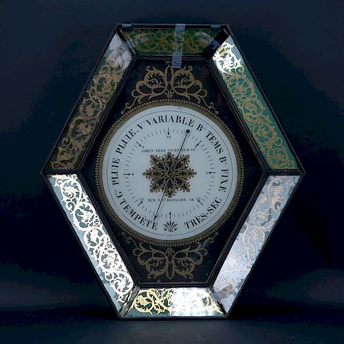 19th Century Reverse Painted Hexagonal  Eglomis