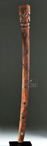Chancay Wooden Loom Stick w/ Lord