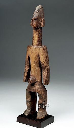 Fine Early 20th C. African Jukun Wooden Ancestor Figure