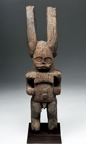 Fine / Early 20th C. African Igbo Wood Ikenga Figure