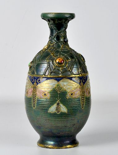 Amphora Austrian Art Nouveau Ceramic Vase