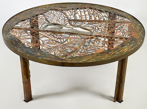 Philip & Kelvin Laverne Reticulated Coffee Table
