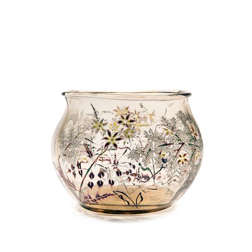 Small 'Cerfeuil hﾎrisse' vase, c1889-95