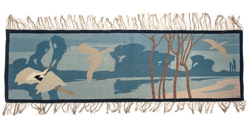Heron hunt' tapestry, 1900