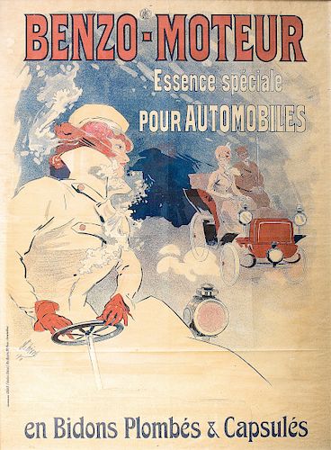 Benzo Moteur' poster, 1900