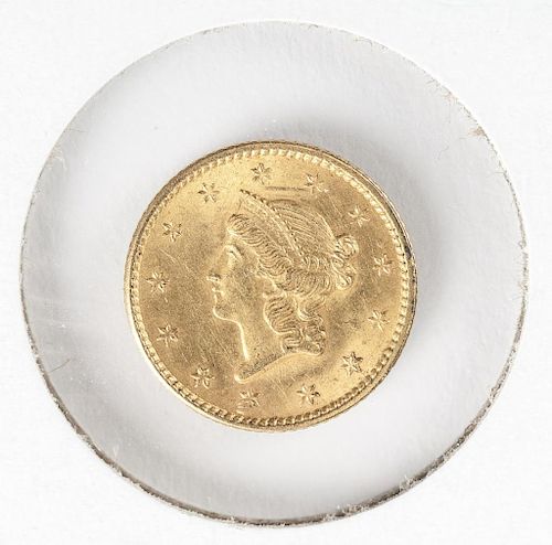 1852 Type I $1 Gold Coin