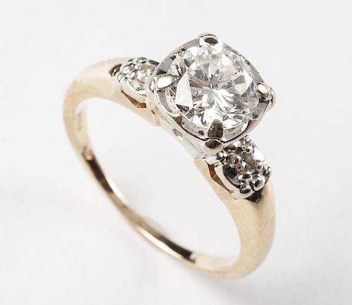14K .97 CTW Diamond Engagement Ring