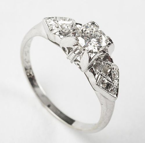 18K .46 CTW Diamond Ring