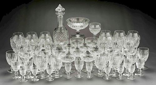 60 Pcs Waterford Colleen Crystal Stemware