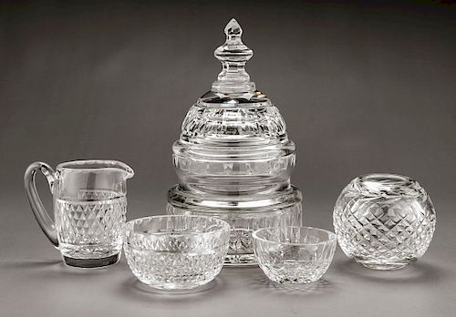 5 Pcs Waterford Crystal Glassware