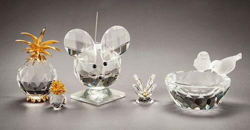 5 Swarovski Crystal Figurines