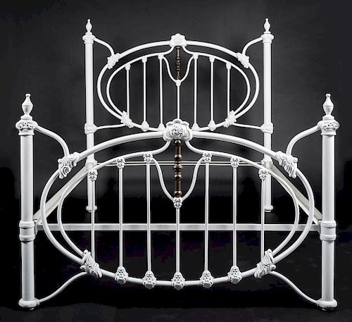 Iron and Brass Bed