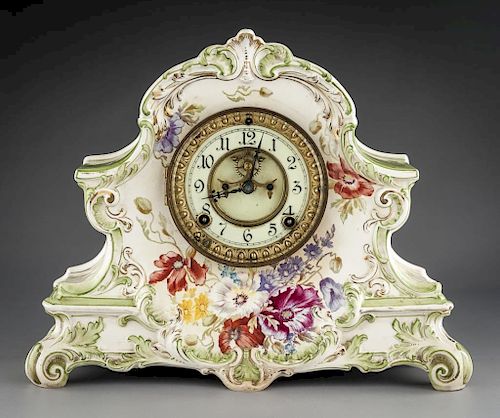 Ansonia Royal Bonn La Nord Mantle Clock