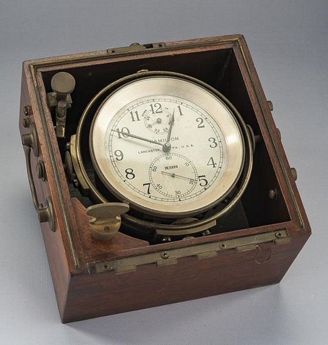 Hamilton Co. Ship's Chronometer