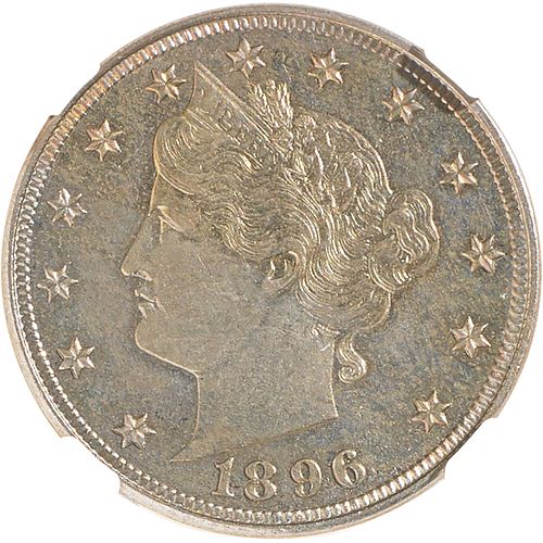 U.S. 1896 PROOF LIBERTY 5C COIN