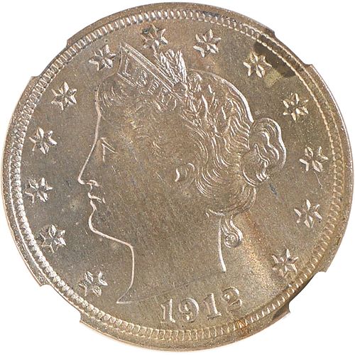 U.S. 1912 LIBERTY 5C COIN
