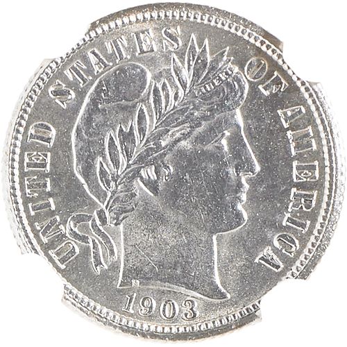 U.S. 1903-S BARBER 10C COIN
