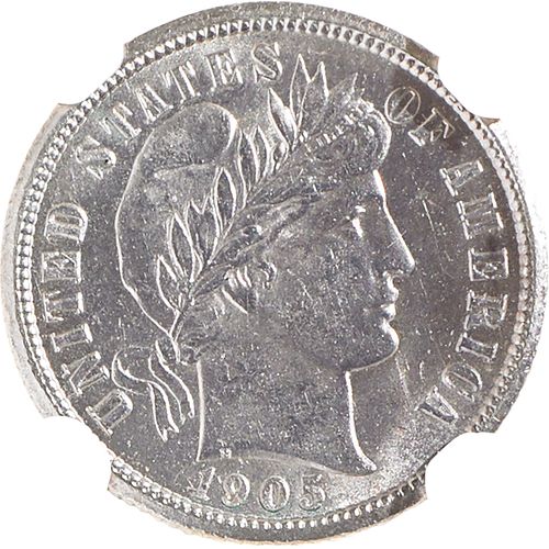 U.S. 1905-O BARBER 10C COIN