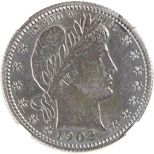 U.S. 1902-S BARBER 25C COIN