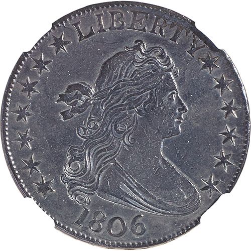U.S. 1806 DRAPED BUST 50C COIN