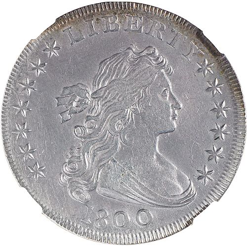 U.S. 1800 WIDE DATE LOW 8 $1 COIN