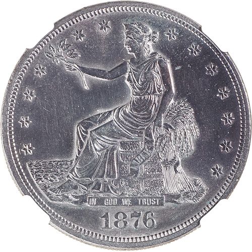 U.S. 1876 TRADE $1 COIN