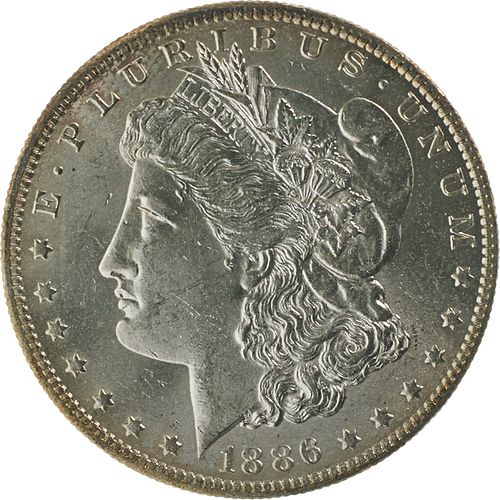 U.S. 1886-O MORGAN $1 COIN