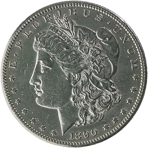 U.S. 1890-CC MORGAN $1 COIN