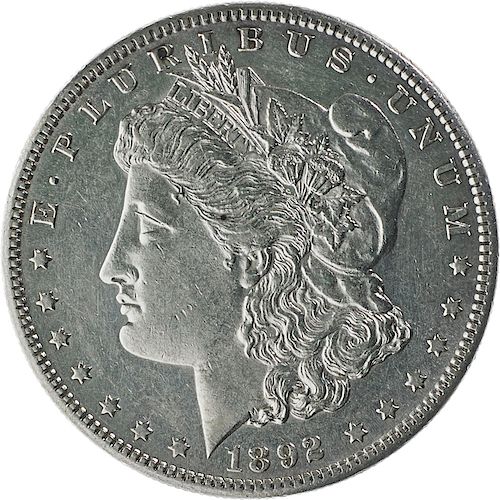 U.S. 1892-S MORGAN $1 COIN