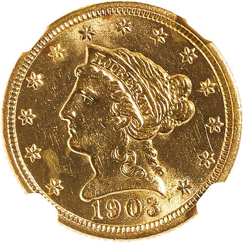 U.S. 1903 LIBERTY $2.5 GOLD COIN