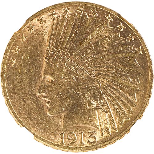U.S. 1913-S INDIAN HEAD $10 GOLD COIN