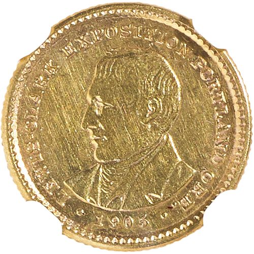 U.S. 1905 LEWIS AND CLARK $1 COMMEMORATIVE GOLD