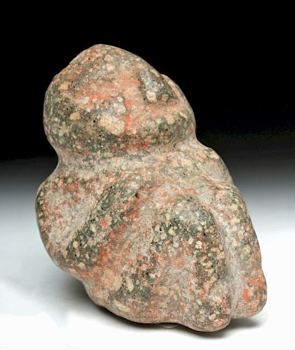 Mezcala Guerrero Stone Figure w/ Liberal Red Cinnabar