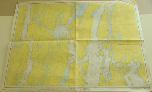 Group of rolled maps to include, St. Barthelemy, Ostersjon, Bhupen, Smith house plans, four Canadian maps (Bathurst, Prince Edward I...