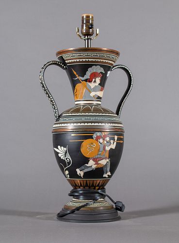 Mid 20th Century Lamp in the Form of a Two Handled Grecian Urn