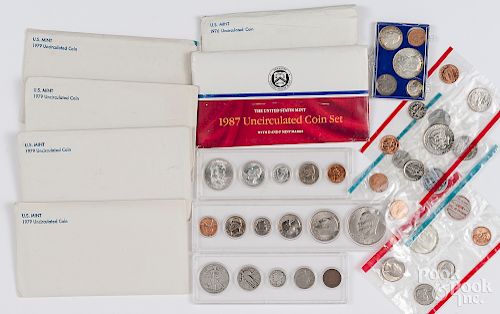 U.S. coins and mint sets