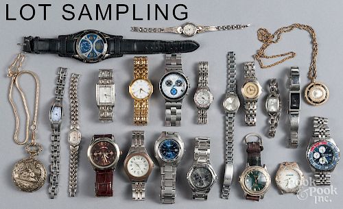 Group of wristwatches.