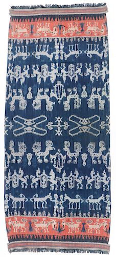 Man's Ikat Mantle, Sumba, Indonesia, Early 20th c.