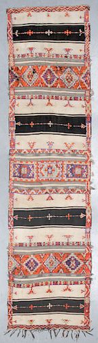 Semi-Antique Moroccan Mixed Weave Rug, Morocco: 4'3'' x 16'5''