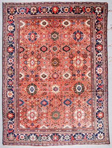Antique Mahal Rug, Persia: 9'4'' x 12'6''