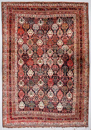 Antique Baktiari Rug, Persia: 11'3'' x 16'1''