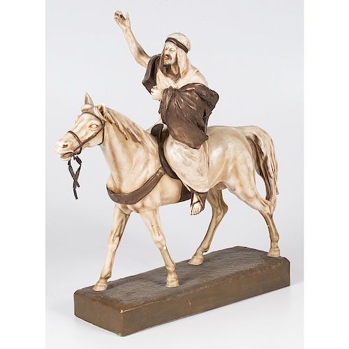 Stellmacher Teplitz Figure on Horseback