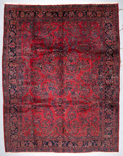 Antique Sarouk Rug, Persia: 9'2'' x 11'9''