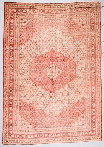 Antique Tabriz Rug, Persia: 8'8'' x 13'